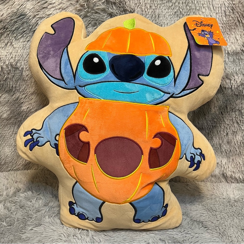 Disney Stitch Halloween Pumpkin Plush